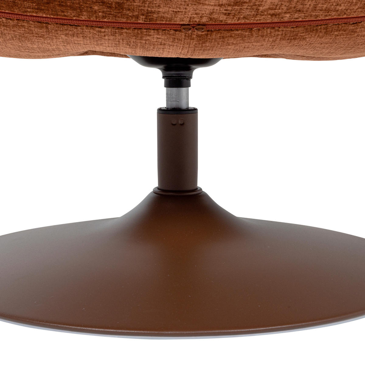 SESSEL in Chenille Rostfarben  - Rostfarben/Braun, Design, Textil/Metall (73/81/84cm) - Livetastic