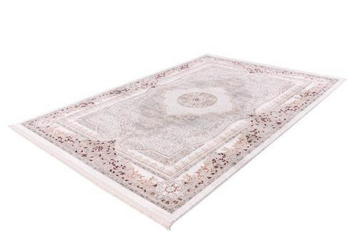 VINTAGE-TEPPICH 160/230 cm Akropolis Grau, Rosa  - Rosa/Grau, Design, Textil (160/230cm) - Kayoom