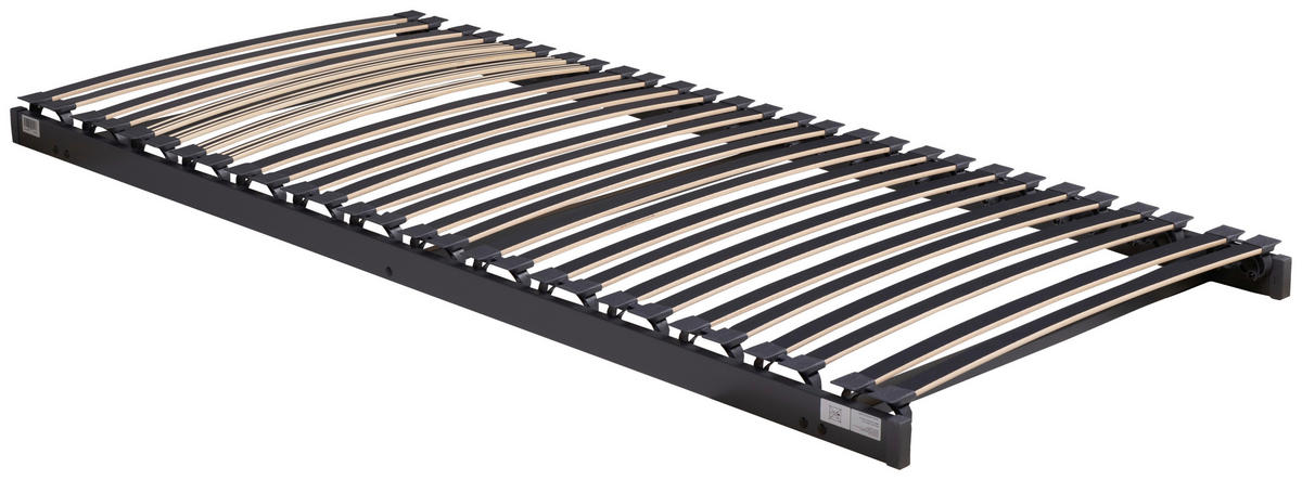 LATTENROST 90/200 cm  - Anthrazit, Basics, Holz (90/200cm) - Tempur