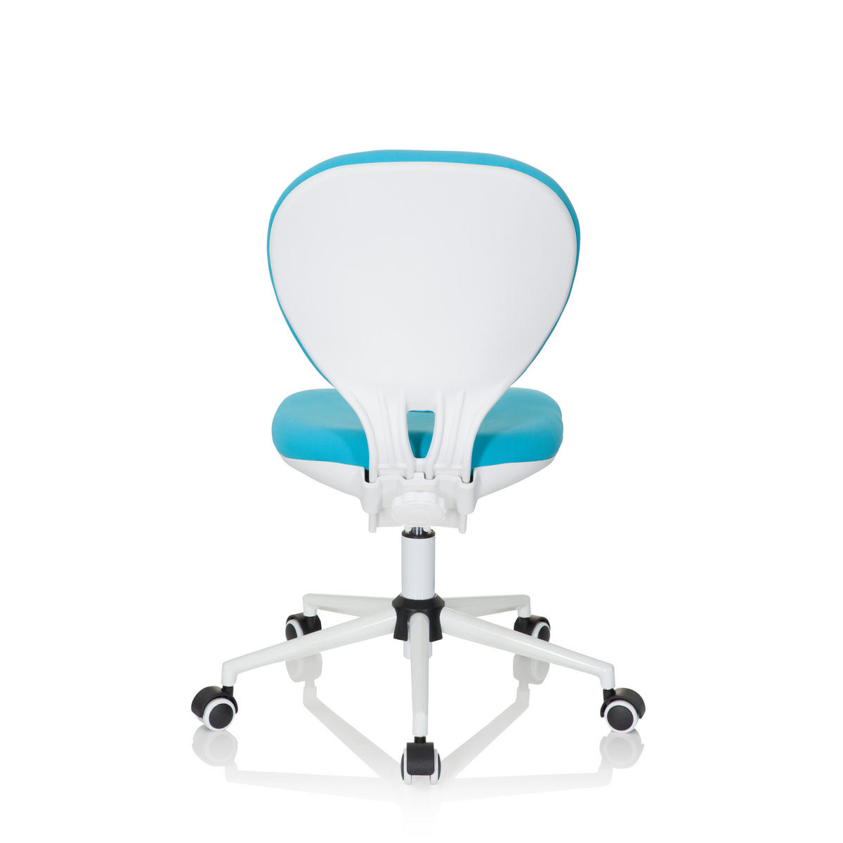 OTOČNÁ ŽIDLE PRO MLÁDEŽ, tyrkysová - tyrkysová, Basics, plast (43/82-95/56cm) - MID.YOU