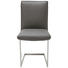 Schwingstuhl in Metall, Leder Schlammfarben, Edelstahlfarben - Schlammfarben/Edelstahlfarben, Design, Leder/Metall (48/93/65cm) - Ambiente Schwingstuhl in Metall, Leder Schlammfarben, Edelstahlfarben - Schlammfarben/Edelstahlfarben, Design, Leder/Metall (48/93/65cm) - Ambiente