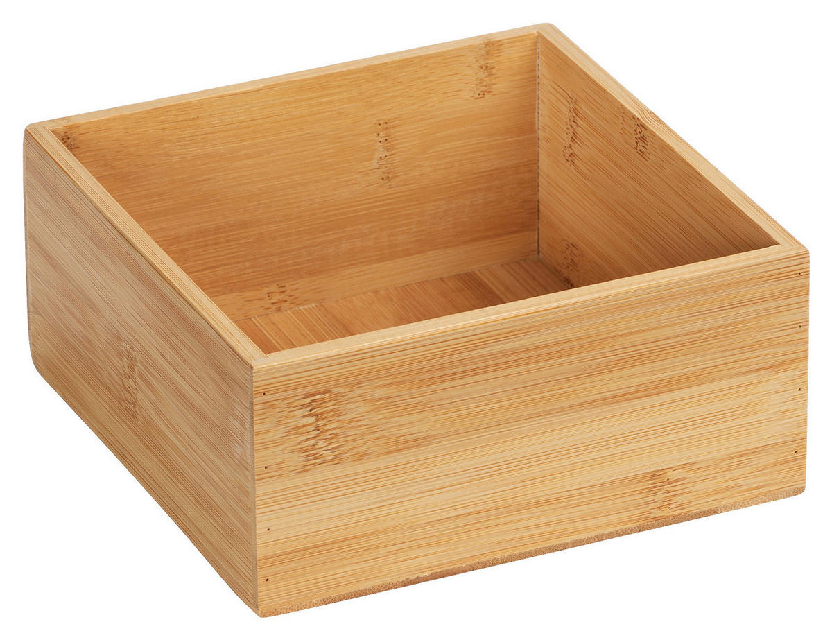 ORGANIZÉR hnedá - hnedá, Basics, drevo (15/7/15cm)