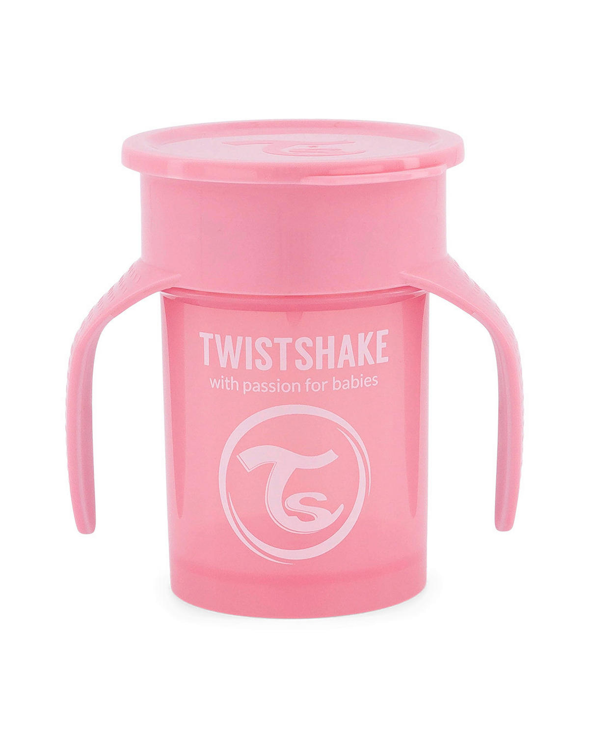 TRINKBECHER  - Pink, Basics, Kunststoff (11/11/8,6cm) - Twistshake