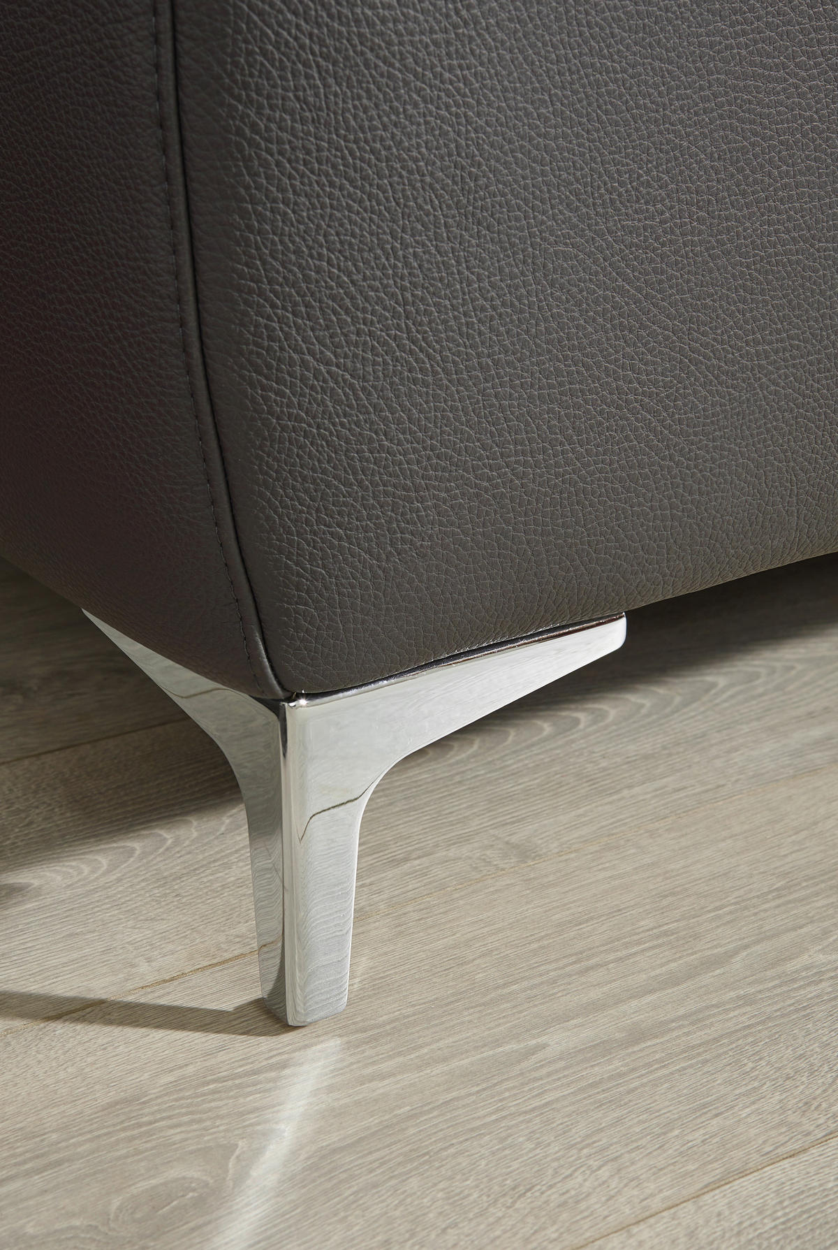 SAROKKANAPÉ textil sötétszürke  - sötétszürke, Design, textil (238/290cm) - Pure Home Lifestyle
