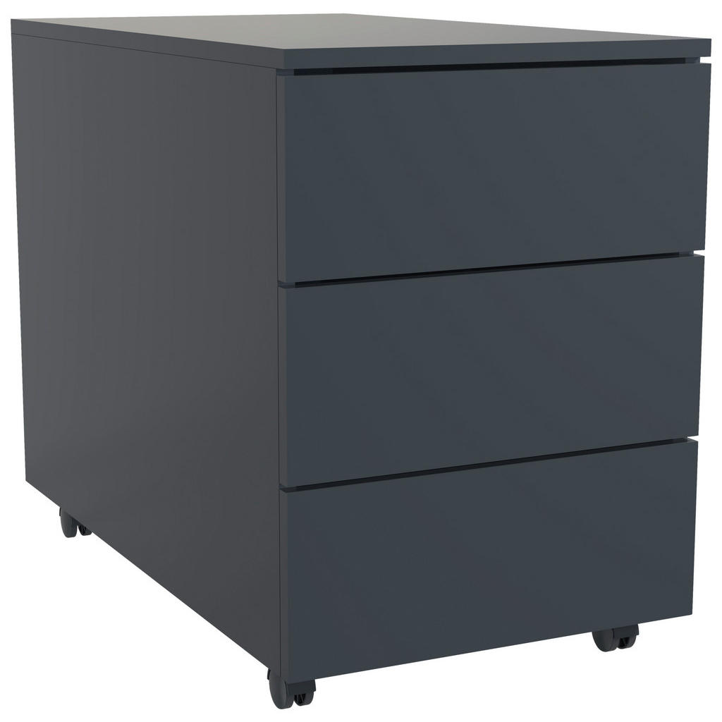 Rollcontainer Anthrazit Dalosa 39x55x70 cm