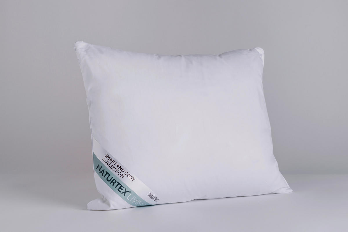 PERNĂ PENTRU DORMIT   - alb, Basics, textil (50/70cm)