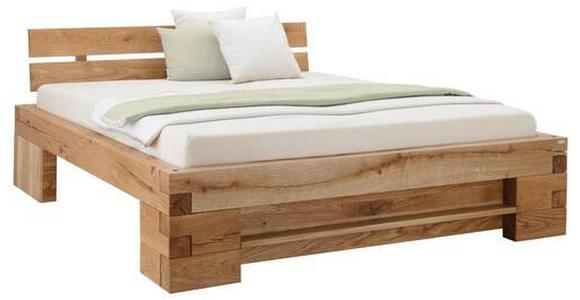 BETT 180/200 cm  in Eichefarben  - Eichefarben, Natur, Holz (180/200cm) - Linea Natura