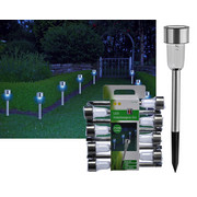 SOLARLEUCHTENSET - Silberfarben, Basics, Kunststoff/Metall (4,7/36cm)