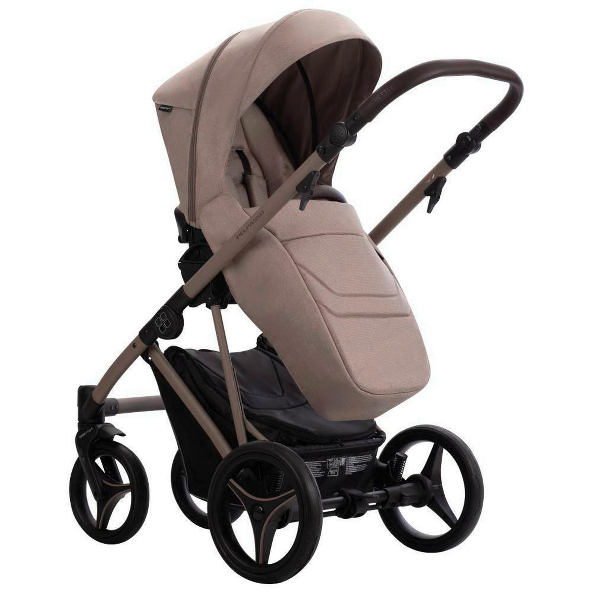 KOLICA ZA SPAVANJE   - boje pijeska, Basics, metal/tekstil (99/61/121cm) - BEBETTO