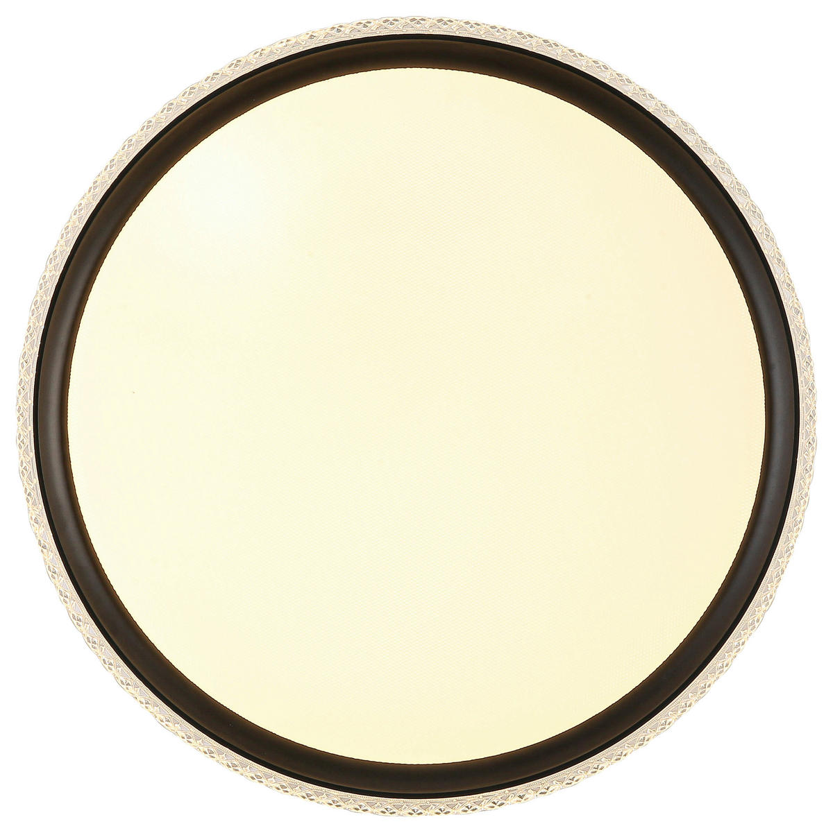 DECKENLEUCHTE  40/6 cm    - Transparent/Schwarz, Trend, Kunststoff/Metall (40/6cm) - Novel