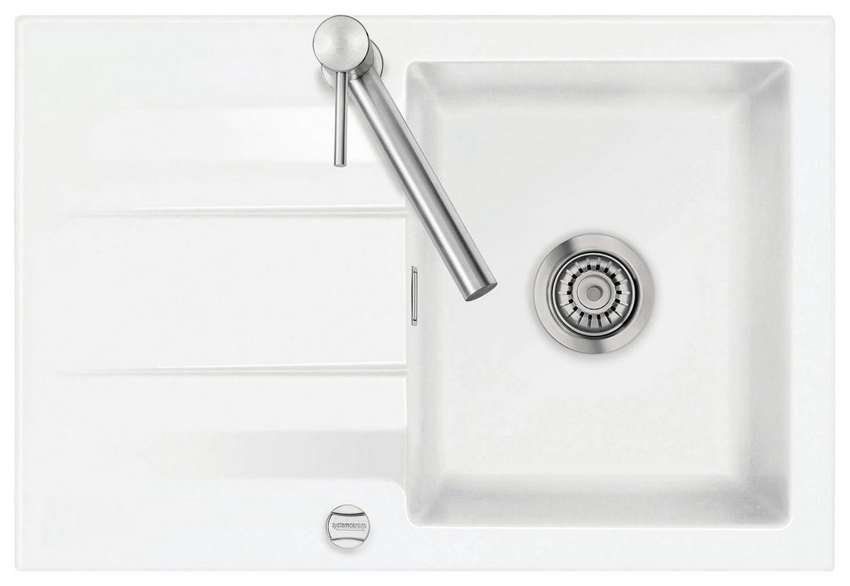 SPÜLE Genea 75 / 50900213  - Weiß, Basics, Keramik (75/51/20cm) - Systemceram