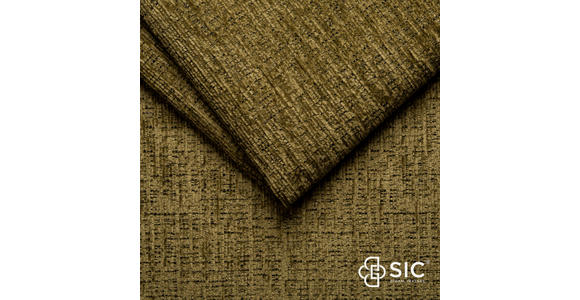 ECKSOFA inkl.Funktionen Olivgrün Chenille  - Schwarz/Olivgrün, MODERN, Textil/Metall (300/195cm) - Xora