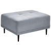 HOCKER in Textil Grau  - Schwarz/Grau, Modern, Holz/Textil (88/45/72cm) - Ti'me