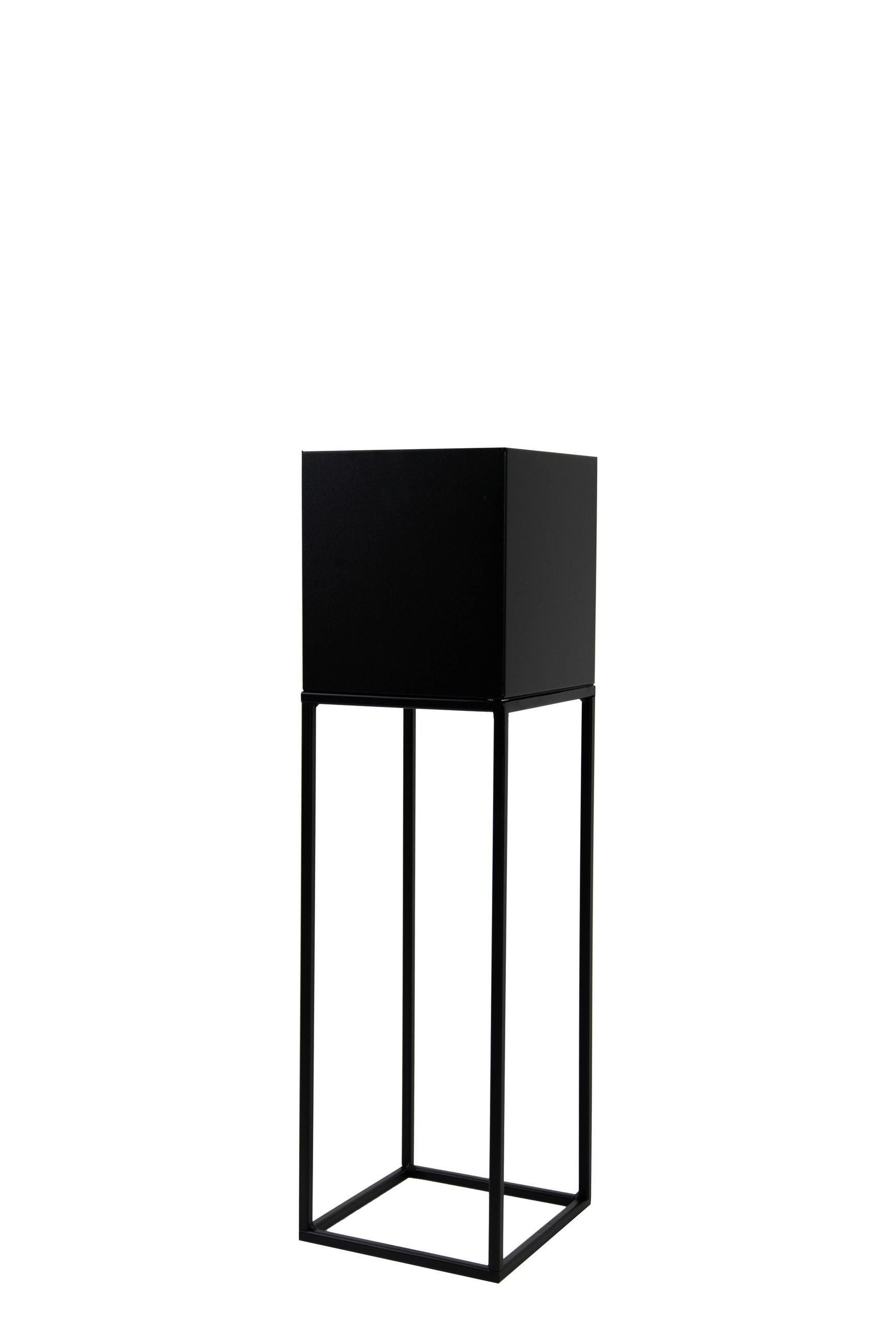 BLUMENSTÄNDER in Metall  - Schwarz, Basics, Metall (19/67/19cm)