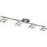LED-STRAHLER - Nickelfarben, Design, Kunststoff/Metall (11/85cm) - Novel LED-STRAHLER - Nickelfarben, Design, Kunststoff/Metall (11/85cm) - Novel