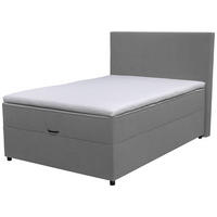 POSTEL BOXSPRING, modrá - modrá/černá, Konvenční, textil/plast (125/120/212cm) - Moderano