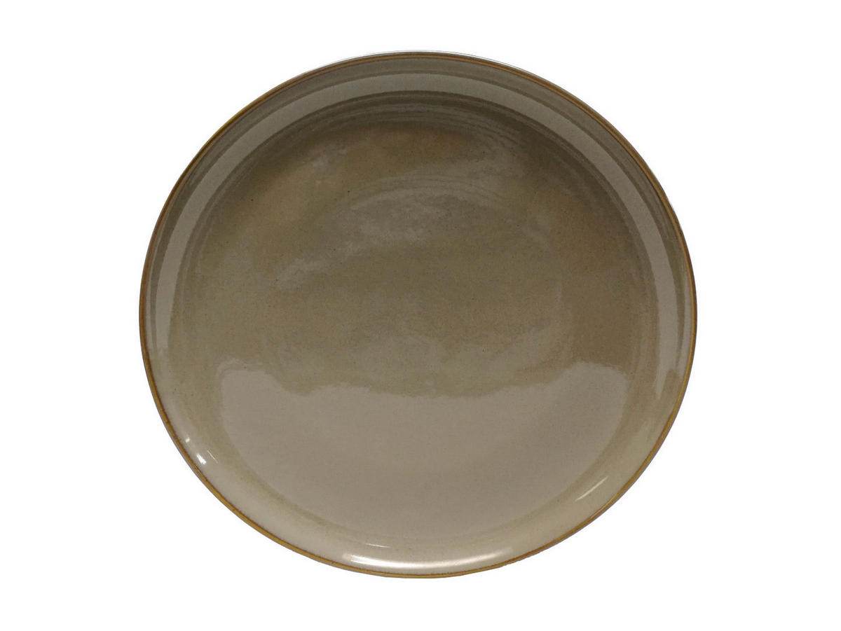 SPEISETELLER Marbella  27 cm   - Braun, Trend, Keramik (27cm) - Novel