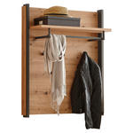 GARDEROBENPANEEL  in 87,1/99,8/30,6 cm  - Eichefarben/Grau, Trend, Holzwerkstoff/Kunststoff (87,1/99,8/30,6cm) - Hom`in