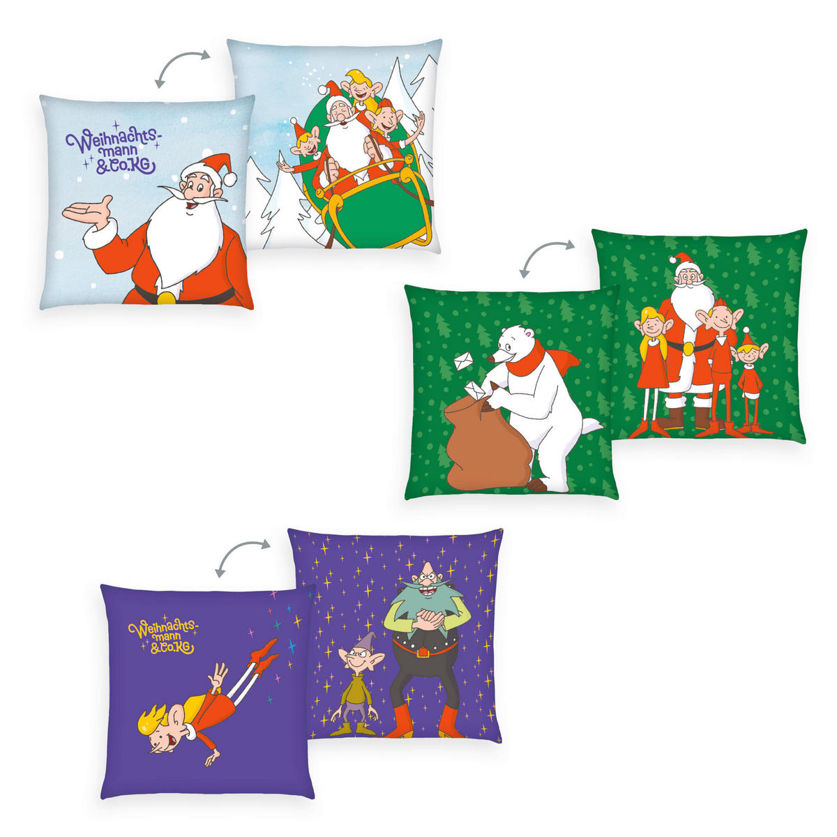 KISSENHÜLLE 40/40 cm  - Lila/Hellblau, Trend, Textil (40/40cm) - Herding