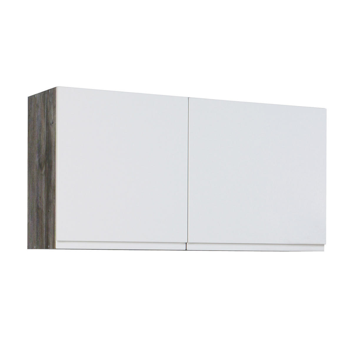 KÜCHENLEERBLOCK 280 cm   in Grau, Weiss  - Weiss Hochglanz/Weiss, Basics, Holzwerkstoff (280cm) - Held