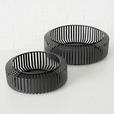 DEKOSCHALE - Schwarz, Trend, Metall (24/24/9cm) - Ambia Home
