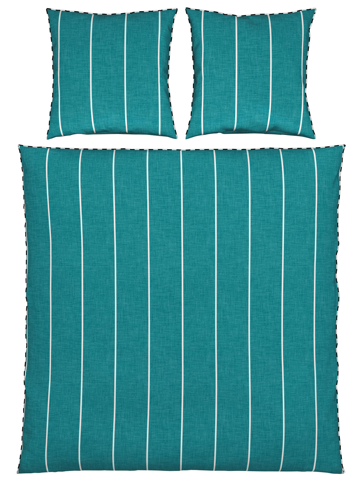 WENDEBETTWÄSCHE Renforcé 200/200 cm  - Petrol, KONVENTIONELL, Textil (200/200cm) - Novel