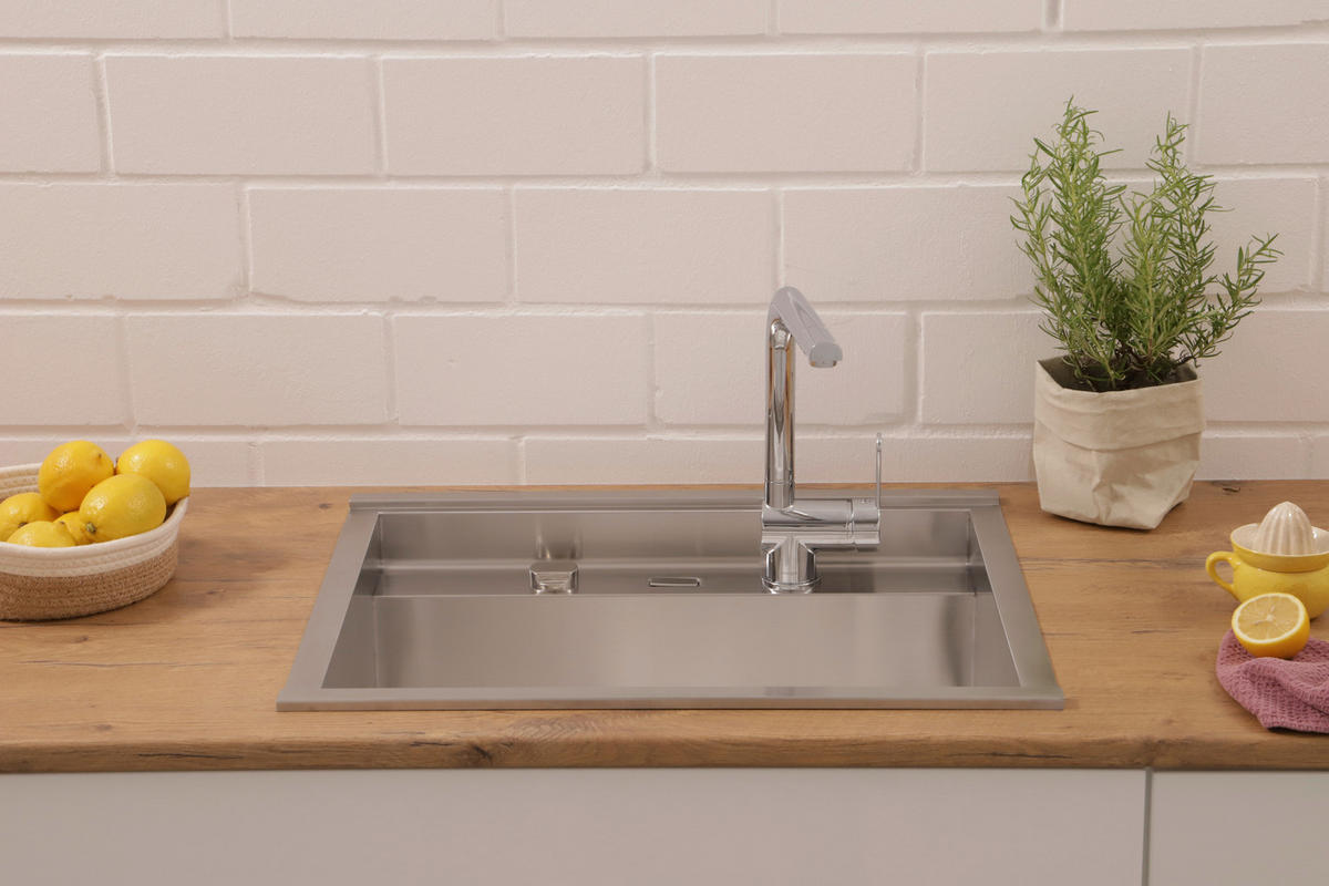 DISKHO 17501000620500100-80  - stålfärgad, Basics, metall (62/24,5/50cm) - Respekta