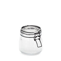 VORRATSGLAS 0,55 L  - Transparent, Basics, Glas (10,7/10,7/11cm) - Zeller Present