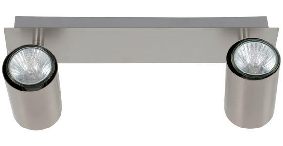 DECKENLEUCHTE 36/12/6 cm  - Nickelfarben, Trend, Metall (36/12/6cm) - Novel