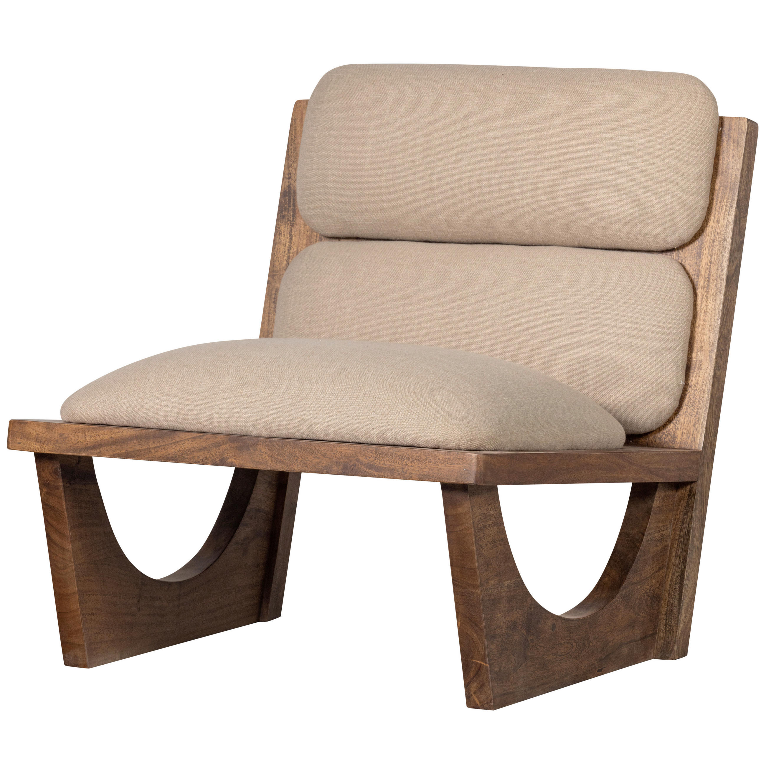 Livetastic Sessel Opulent Natur, Akazie 70x75x80 cm