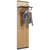 GARDEROBENPANEEL  in 60/219/36,1 cm  - Chromfarben/Eichefarben, Design, Holz/Holzwerkstoff (60/219/36,1cm) - Invivus