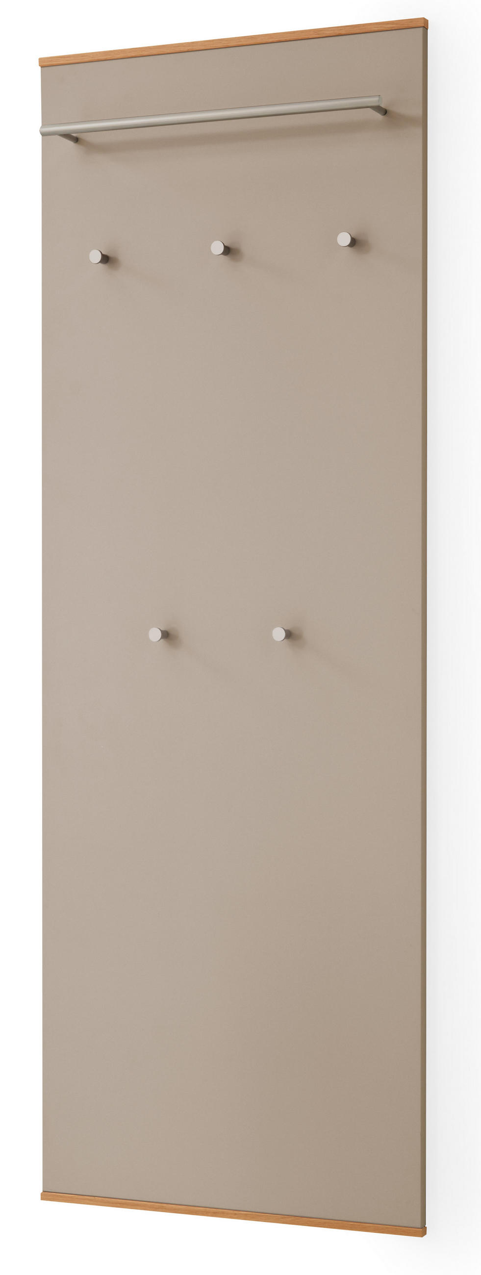 GARDEROBE 3-teilig  in 145/195/37 cm  - Taupe/Eichefarben, Design, Holz/Holzwerkstoff (145/195/37cm)
