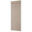 GARDEROBE 3-teilig  in 145/195/37 cm  - Taupe/Eichefarben, Design, Holz/Holzwerkstoff (145/195/37cm) - Novel