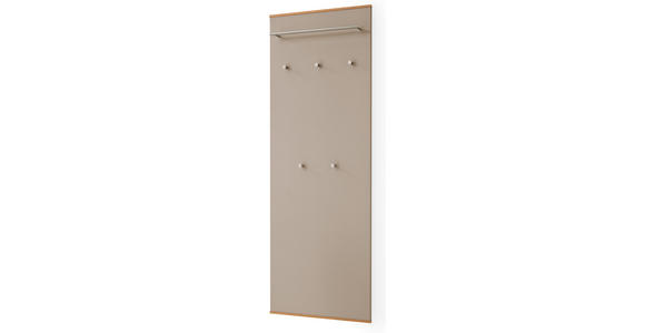 GARDEROBE 3-teilig in 145/195/37 cm - Taupe/Eichefarben, Design, Holz/Holzwerkstoff (145/195/37cm) - Novel