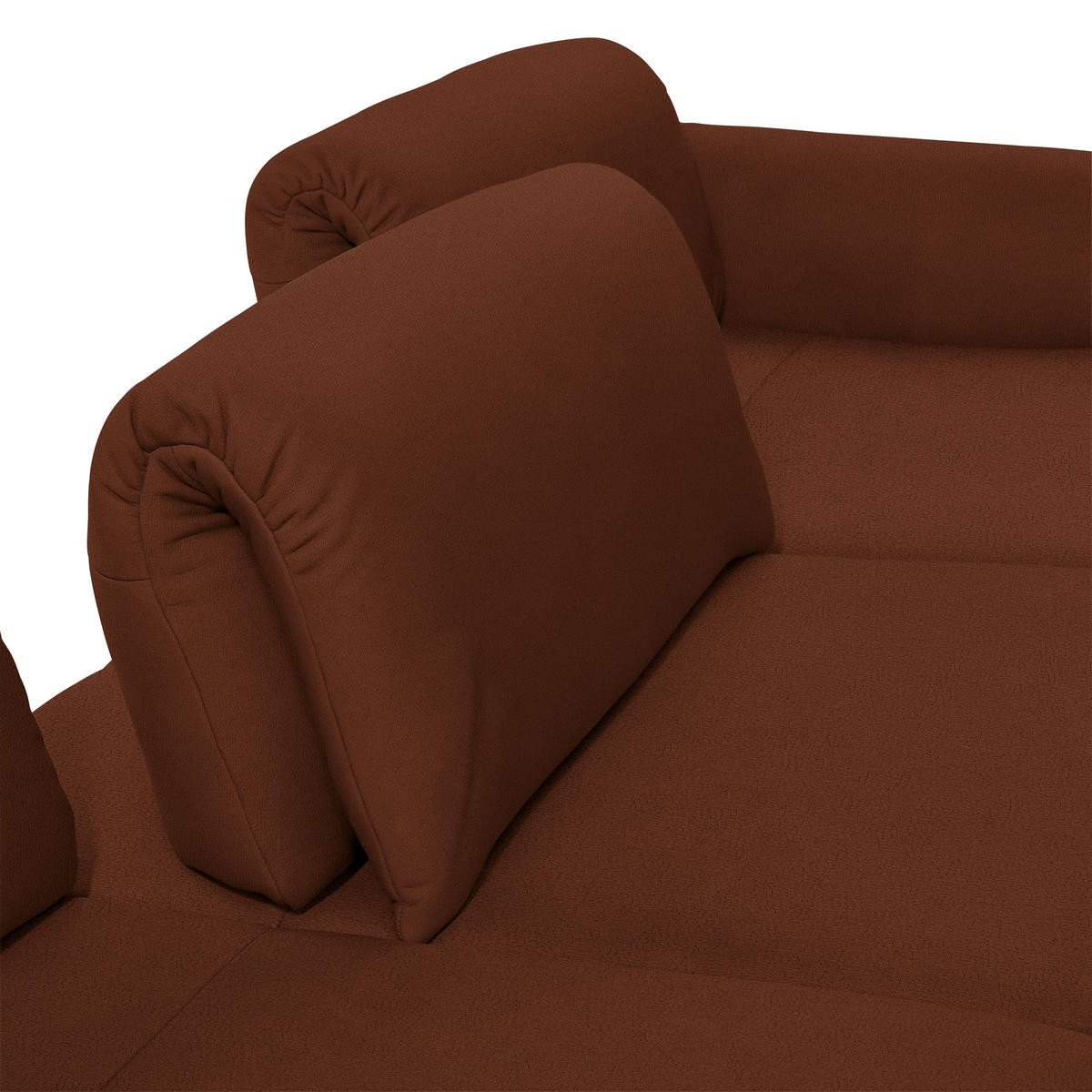 ECKSOFA Posh in Echtleder Hellbraun  308/173 cm  - Hellbraun/Anthrazit, Design, Leder/Metall (308/173cm) - Joop!