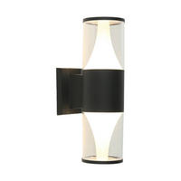 APLICĂ TIP TORțĂ - negru/transparent, Basics, plastic/metal (15/9/32cm)