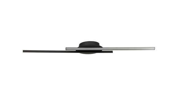 LED-DECKENLEUCHTE 96/20/5,5 cm   - Schwarz, Basics, Kunststoff/Metall (96/20/5,5cm) - Novel