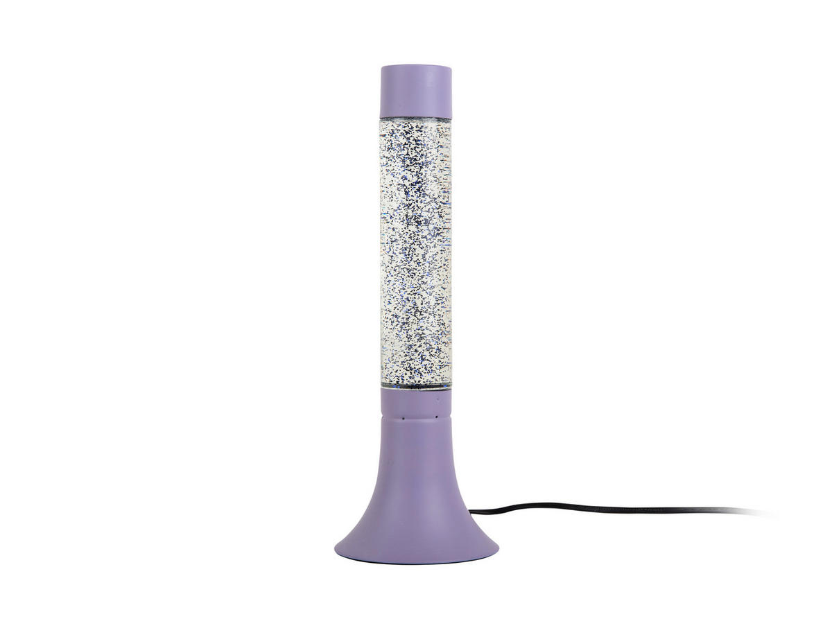 GLITTERLEUCHTE - Lila, Basics (13/13/37.5cm) - Leitmotiv