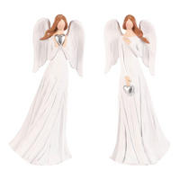 DEKORAČNÍ ANDĚL - Basics, plast (10/20/6cm)