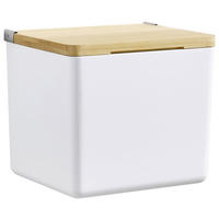 AUFBEWAHRUNGSBOX - Weiß, Basics, Holz/Kunststoff (12,2/11/10,2cm) - Tesa