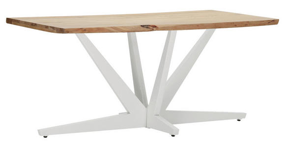 TISCHGESTELL Weiß   - Weiß, Design, Metall (160/80/73cm) - Landscape