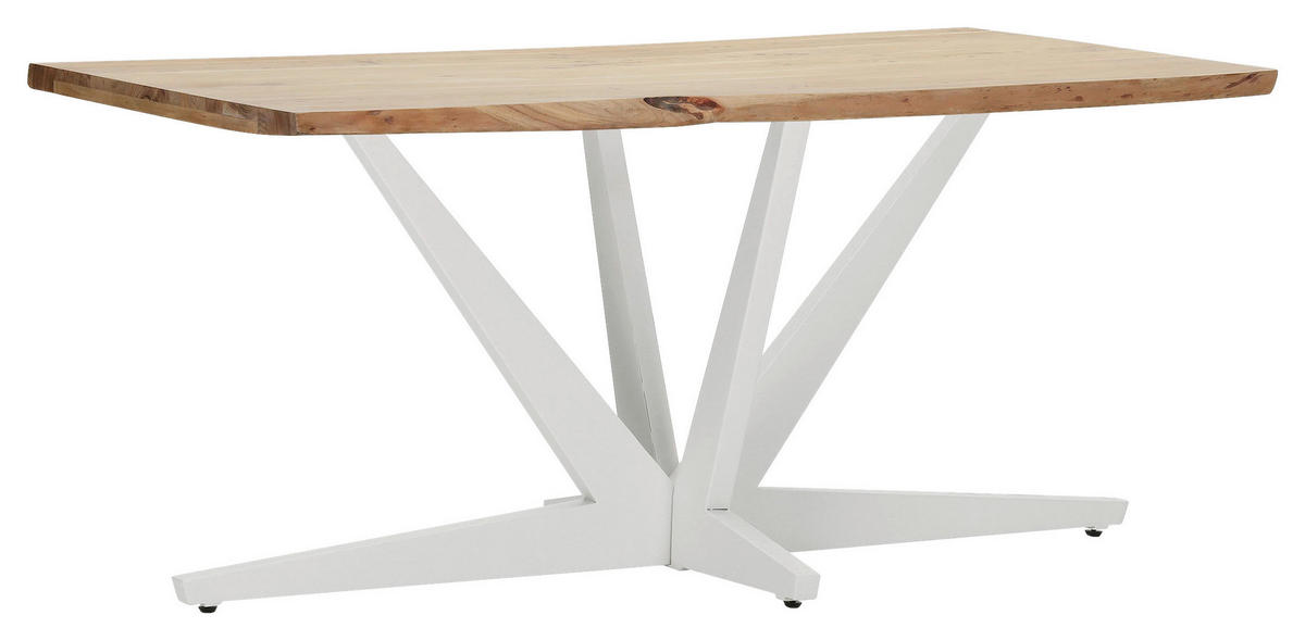 TISCHGESTELL Weiß   - Weiß, Design, Metall (160/80/73cm) - Landscape