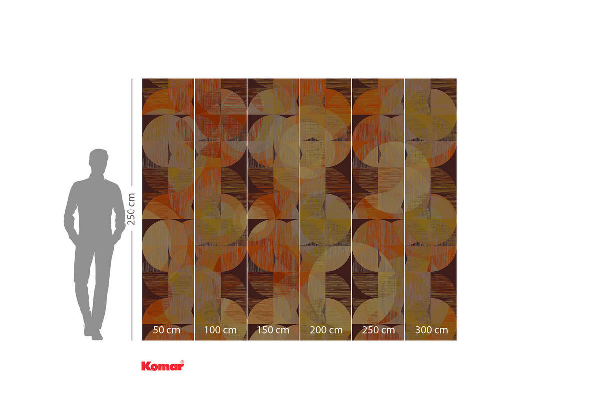 NON WOVEN-TAPET 300/250 cm  - multicolor, Basics (300/250cm) - Komar