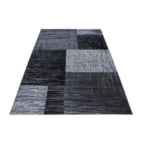 WEBTEPPICH 80/150 cm Plus Schwarz  - Schwarz, Design, Textil (80/150cm)