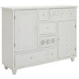 SIDEBOARD 123/95/39,5 cm  - Weiß, ROMANTIK / LANDHAUS, Holz/Holzwerkstoff (123/95/39,5cm) - Landscape