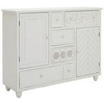 SIDEBOARD 123/95/39,5 cm  - Weiß, ROMANTIK / LANDHAUS, Holz/Holzwerkstoff (123/95/39,5cm) - Landscape