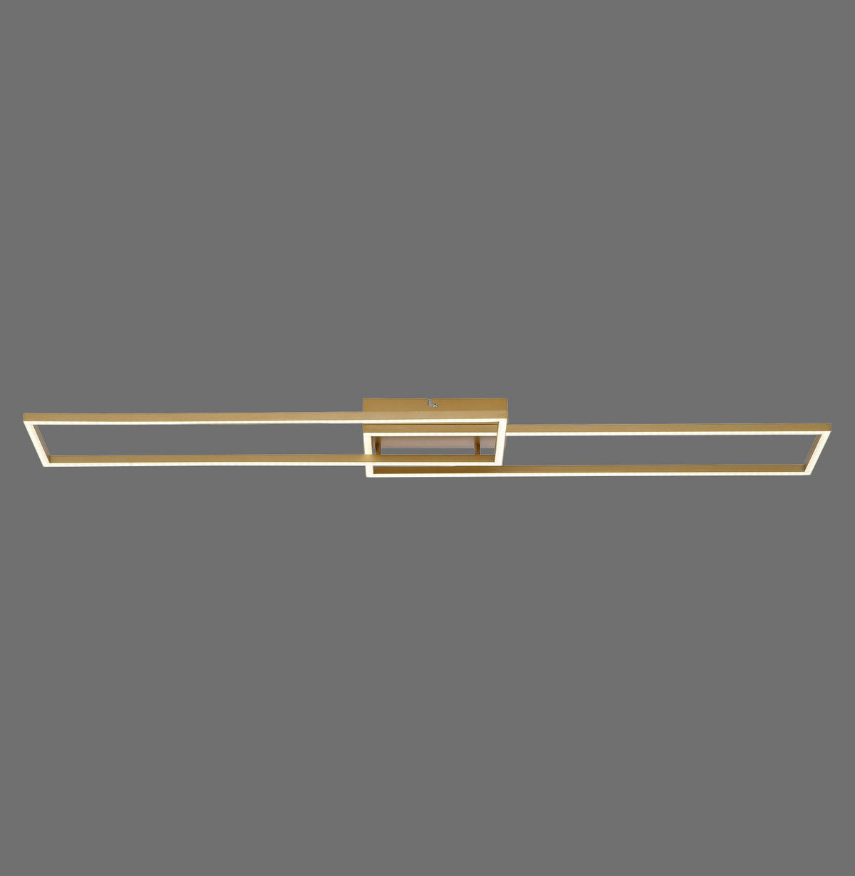 LED SVJETILJKA STROPNA  - boje mjeda, Design, metal/plastika (110,5/25,2/7,2cm)
