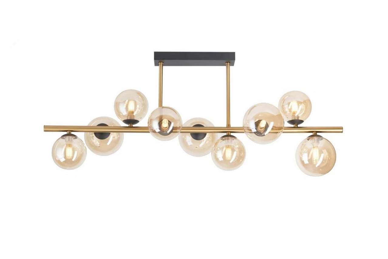 SVJETILJKA STROPNA  - Trend, staklo/metal (86,6/38/30cm)