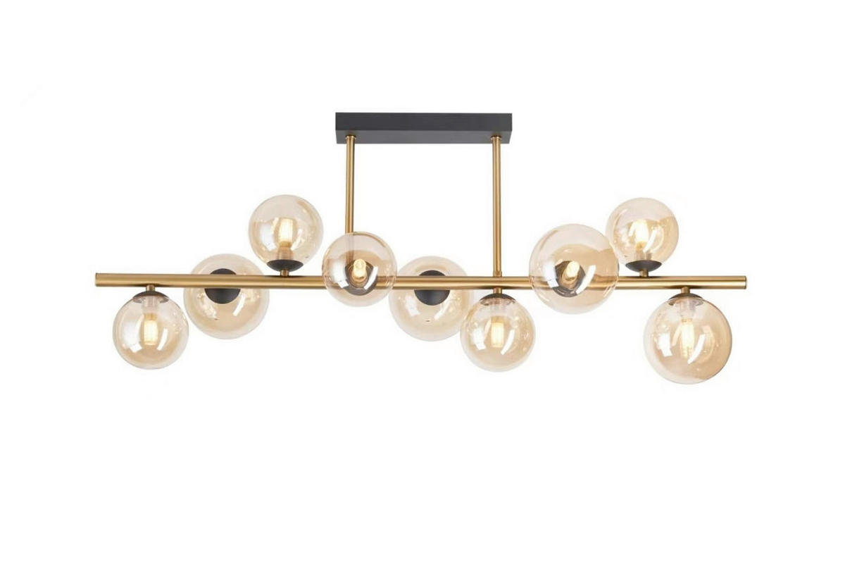 SVJETILJKA STROPNA  - Trend, staklo/metal (86,6/38/30cm)