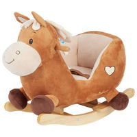 HOUPACÍ ZVÍŘÁTKO - přírodní barvy/hnědá, Konvenční, dřevo/textil (61/33/48cm)